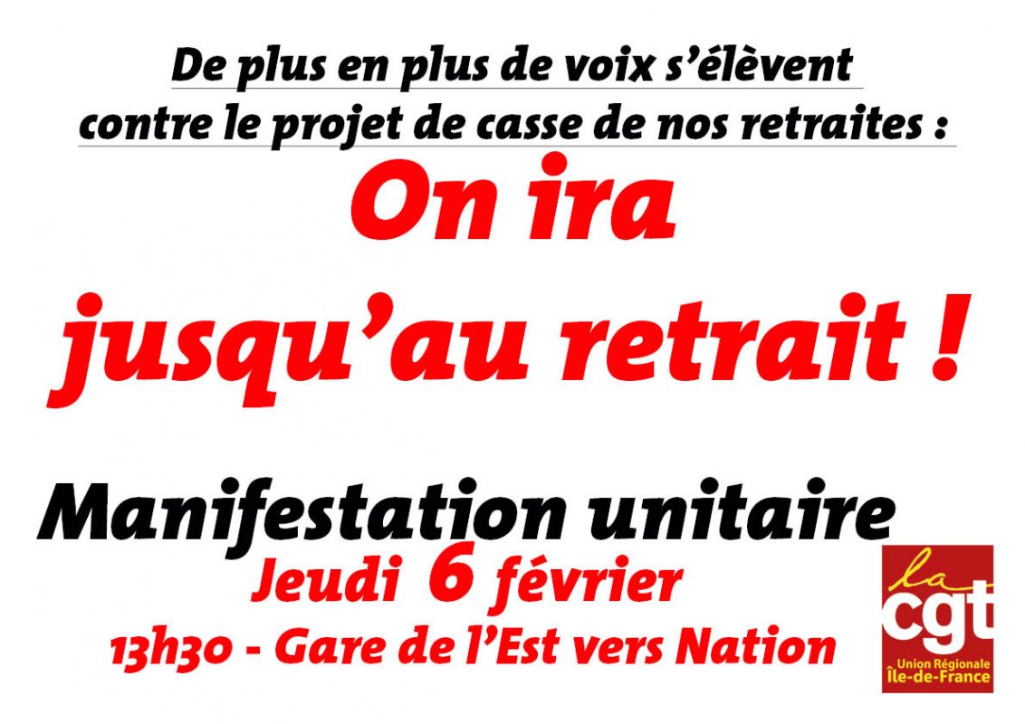 manifestation 6 février 2020