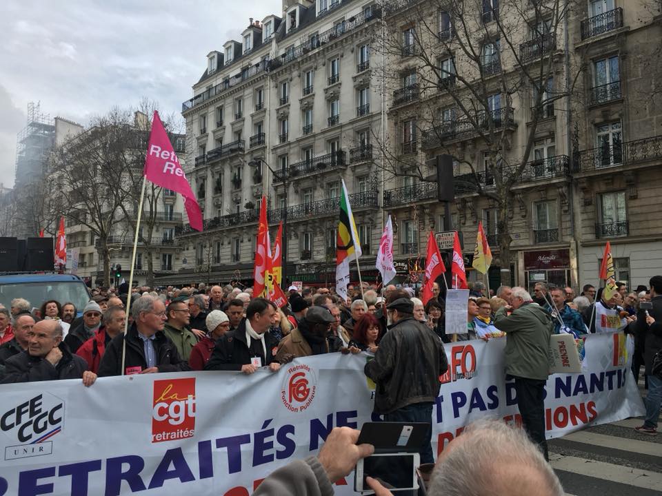 manifestation des retraités